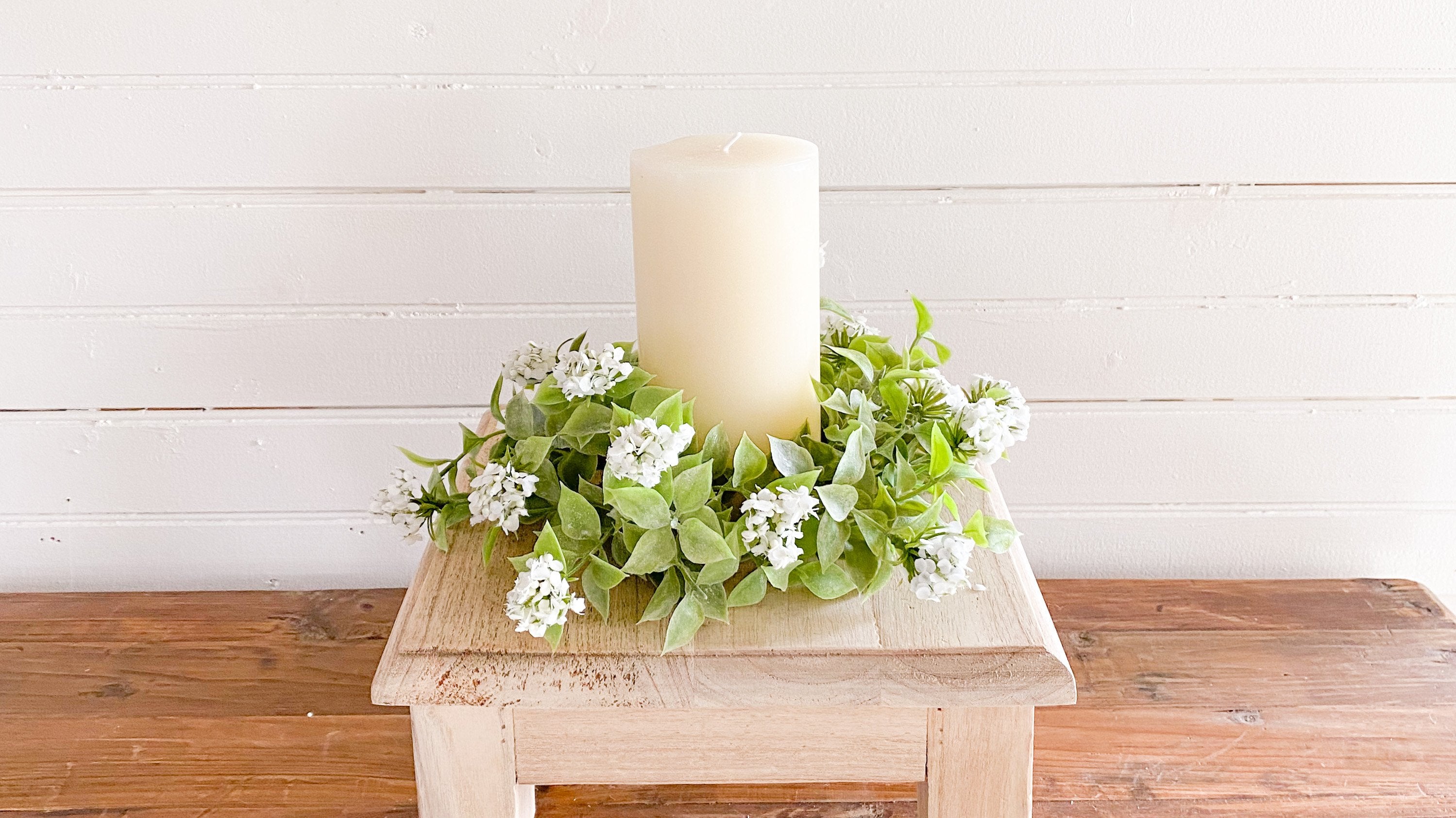 Let Spring bloom inside with faux greenery