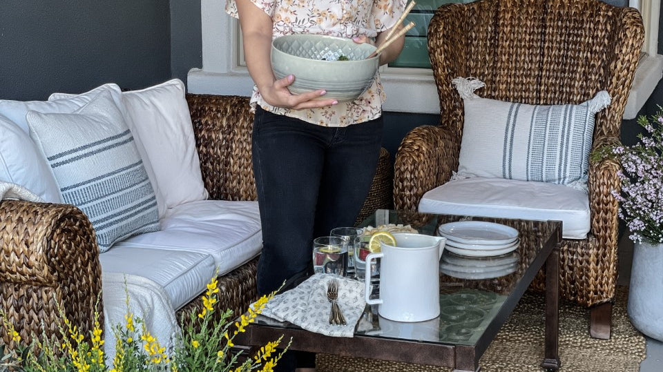 Patio decorating ideas with Chrissy Melin