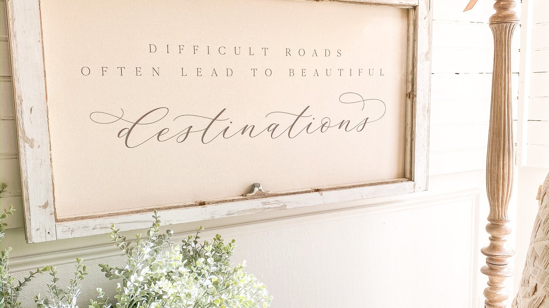 Freshen your space during the long winter with wall decor