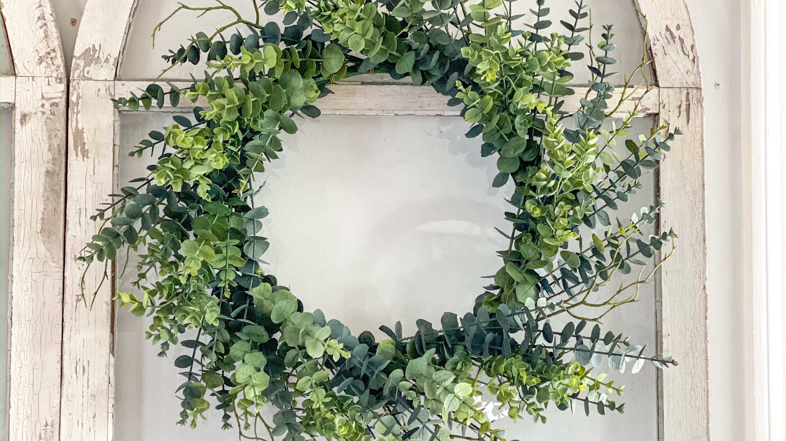 Forget the winter blahs with fresh faux greenery