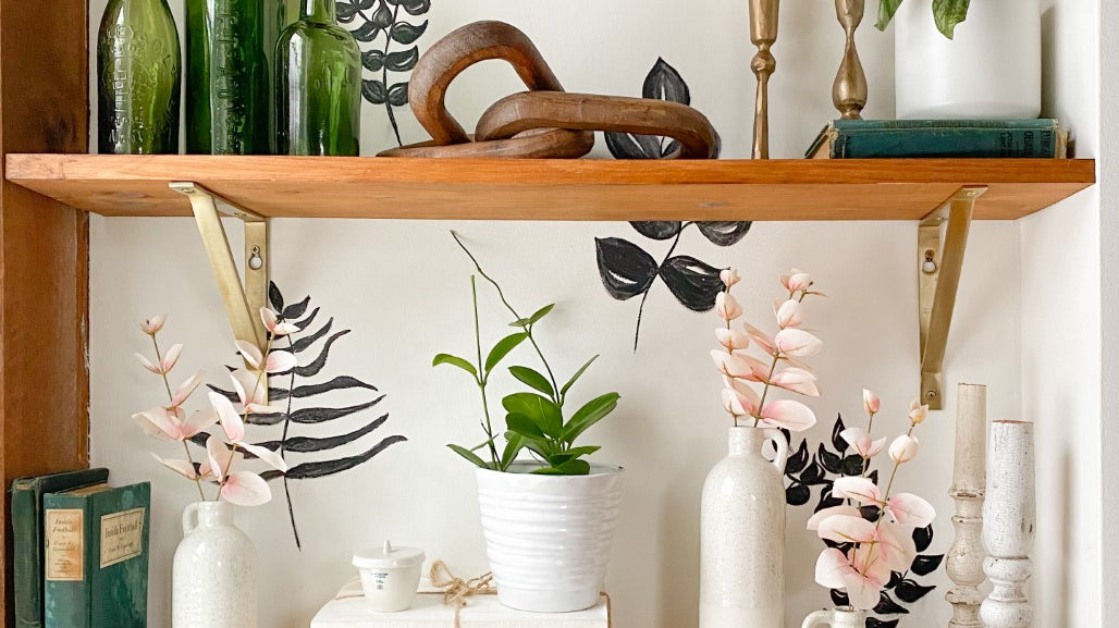 Spring greenery and vessels