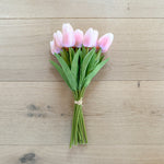 Faux Pink Tulip Bouquet Bundle