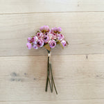 Faux Lilac Mini Ranunculus Bundle