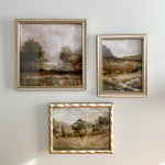 Gold Framed Landscape Art Prints Three Styles