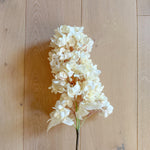 Cream Hydrangea Faux Floral Stem