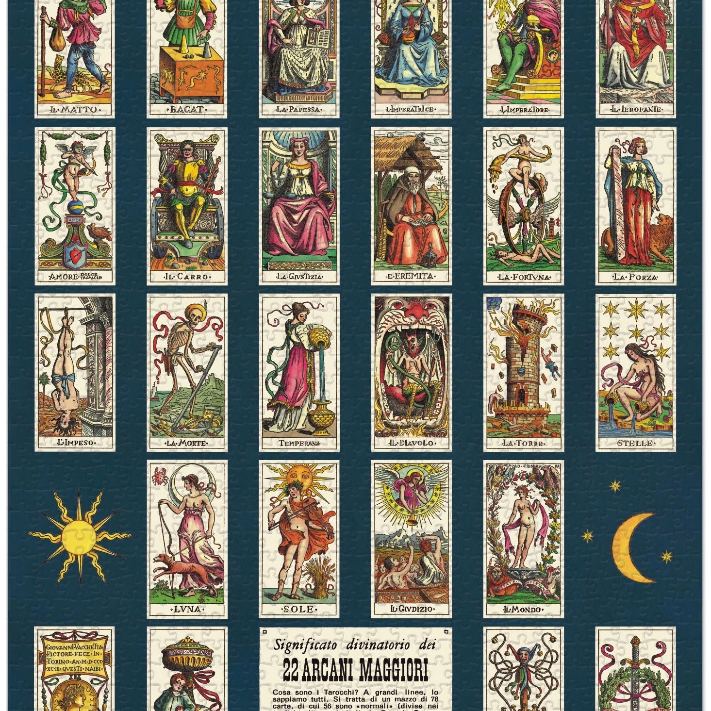 Tarot 1000 Piece Vintage Style Jigsaw Puzzle