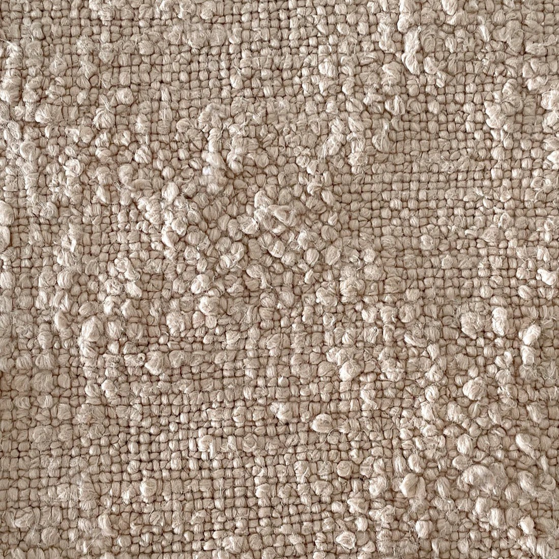 Cotton Beige Throw Close Up