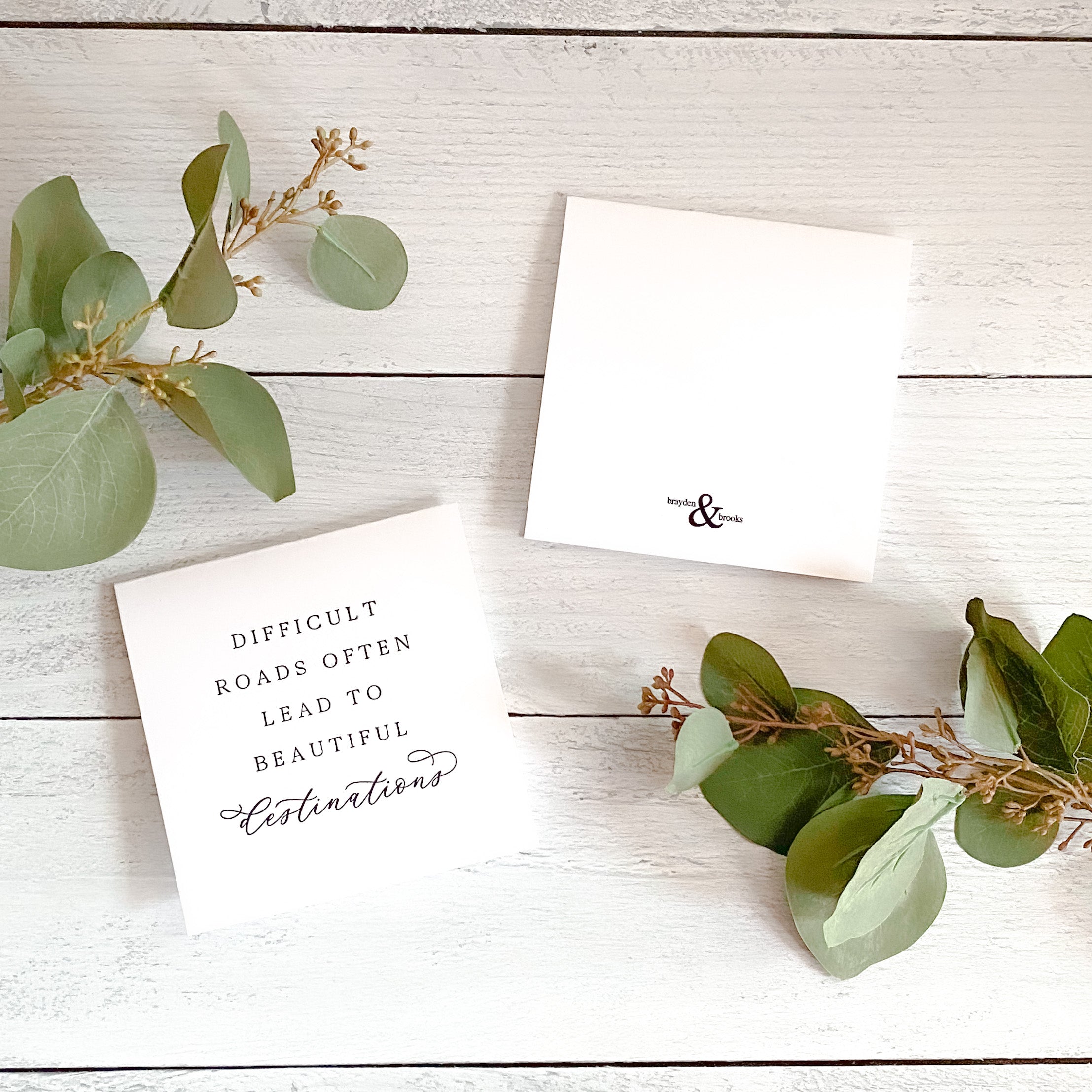 Letterpress Inspirational Cards