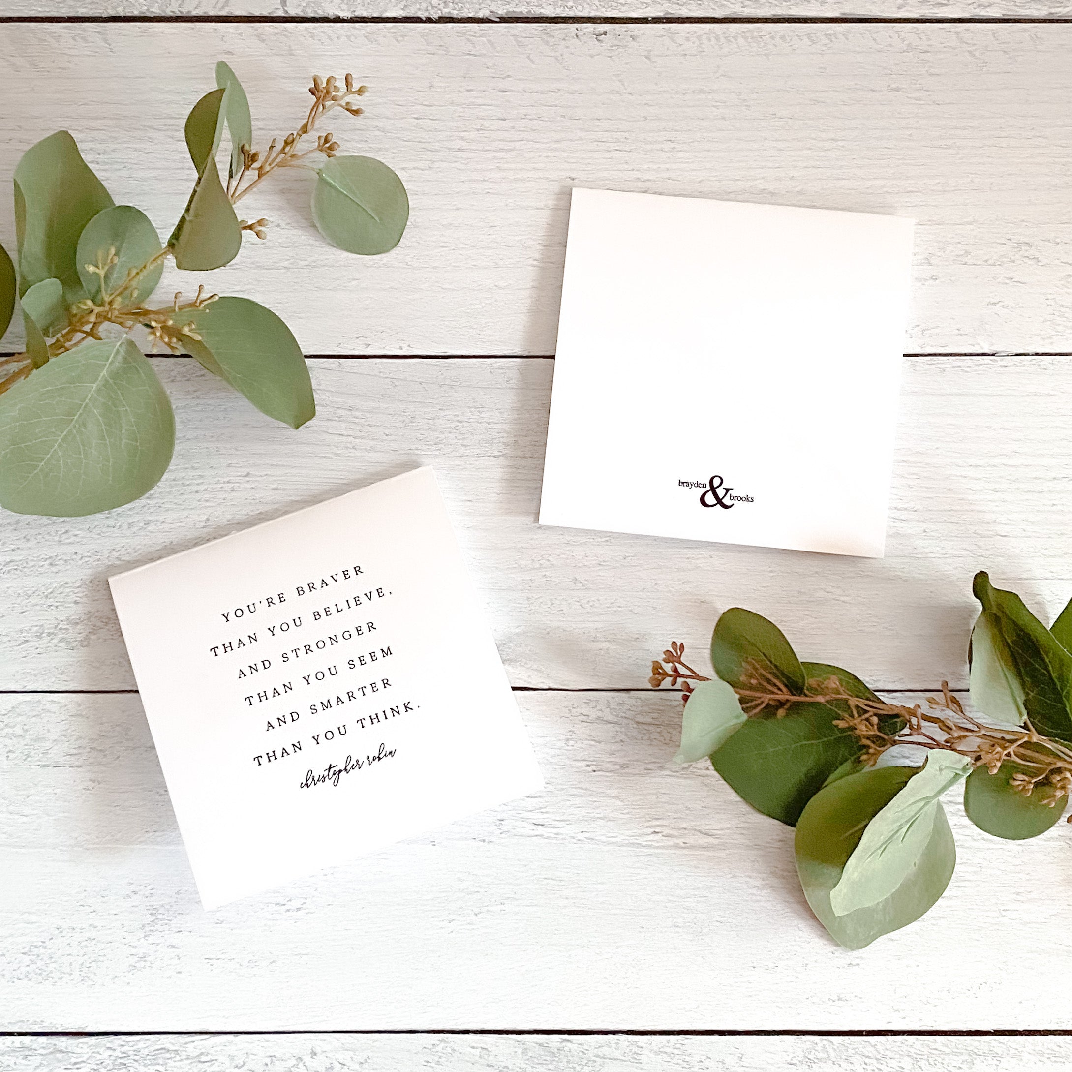 Letterpress Inspirational Cards