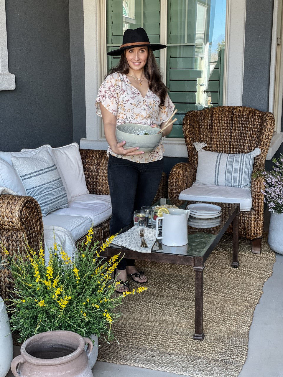 Patio decorating ideas with Chrissy Melin