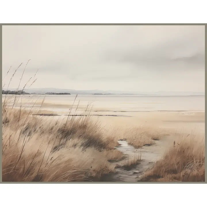 Purple Rose & Co Canvas Beach Scene
