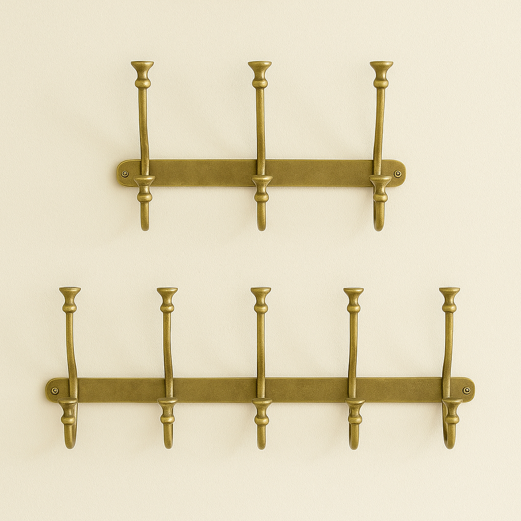 Emery Brass Coat Hanger