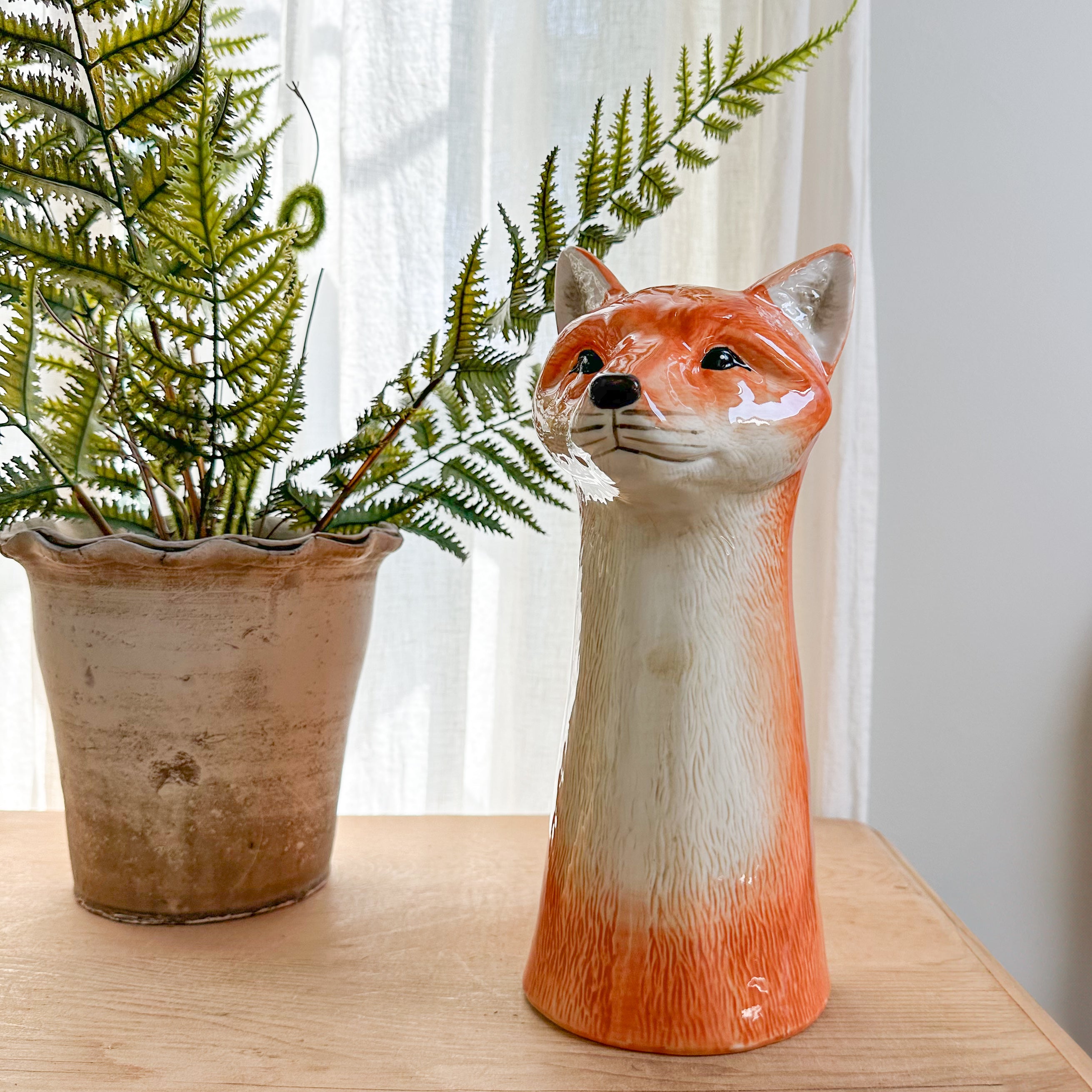 Frankie the Fox Vase - Thumbnail 2
