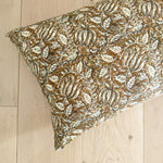 Orche Floral Kantha Lumbar Pillow