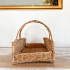 Village Rattan Basket Side View