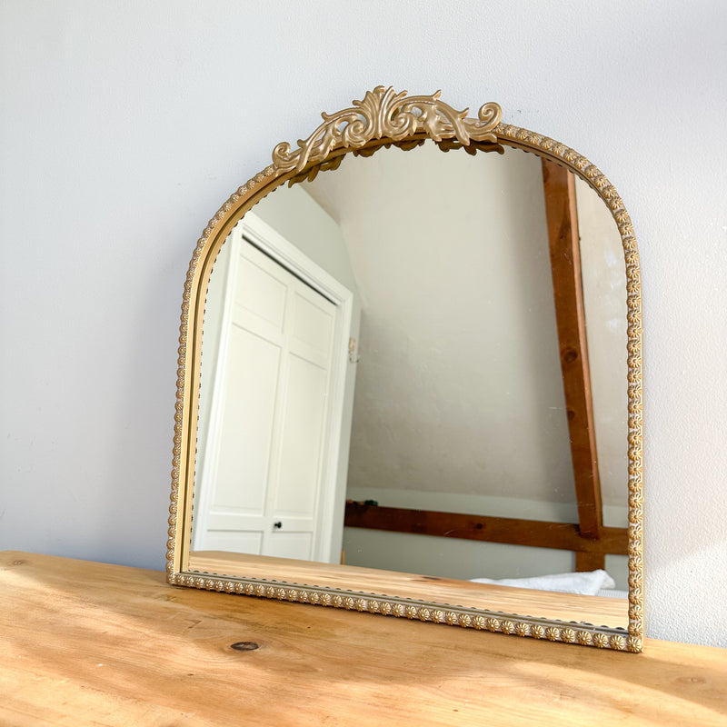 Antique Gold Arch Mirror