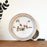 Pressed Real Florals In Round Frame