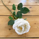 Abundant Real Touch White Rose Stem