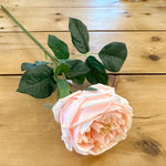 Real Touch Pink Rose Stem