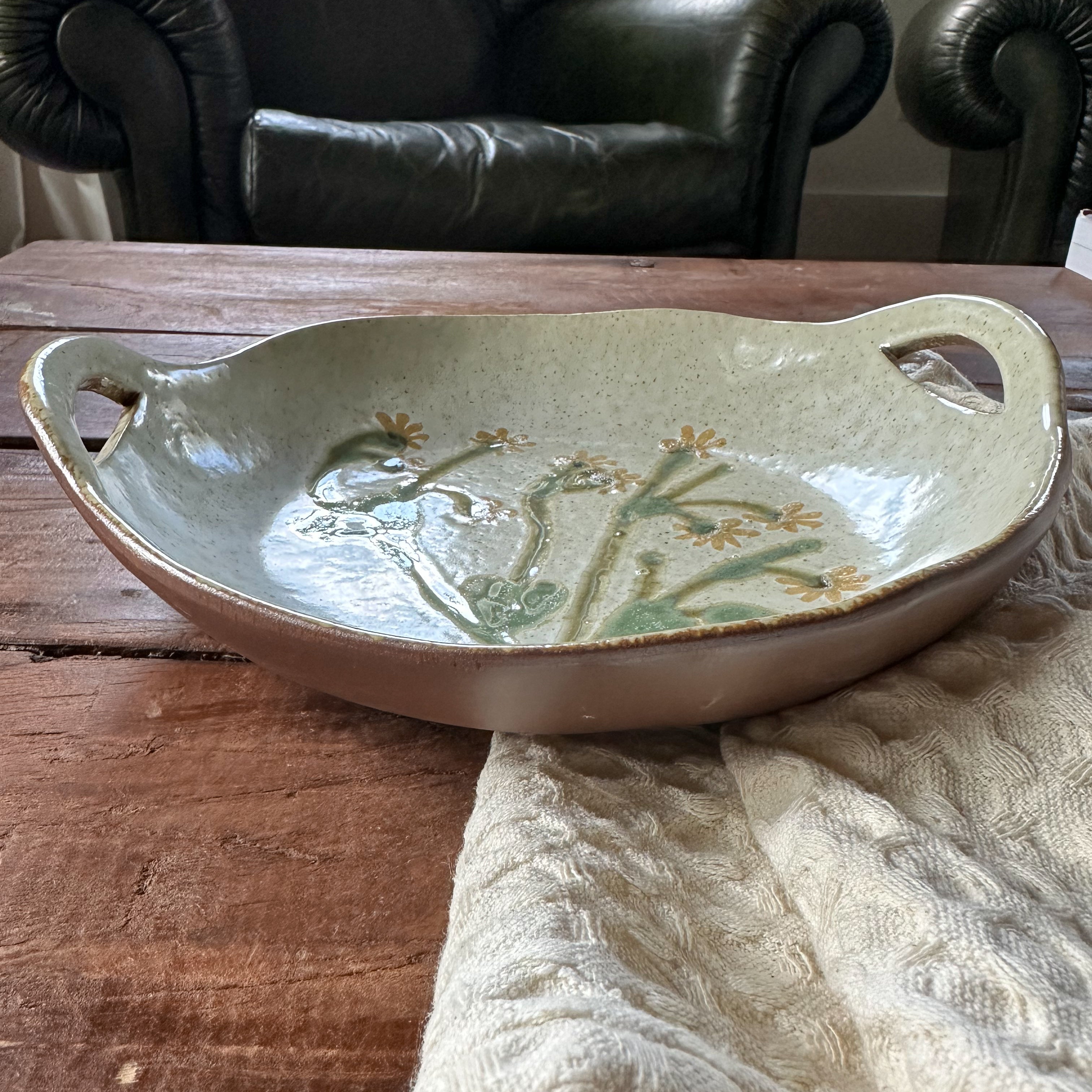 Botanical Bowl with Handles - Thumbnail 2