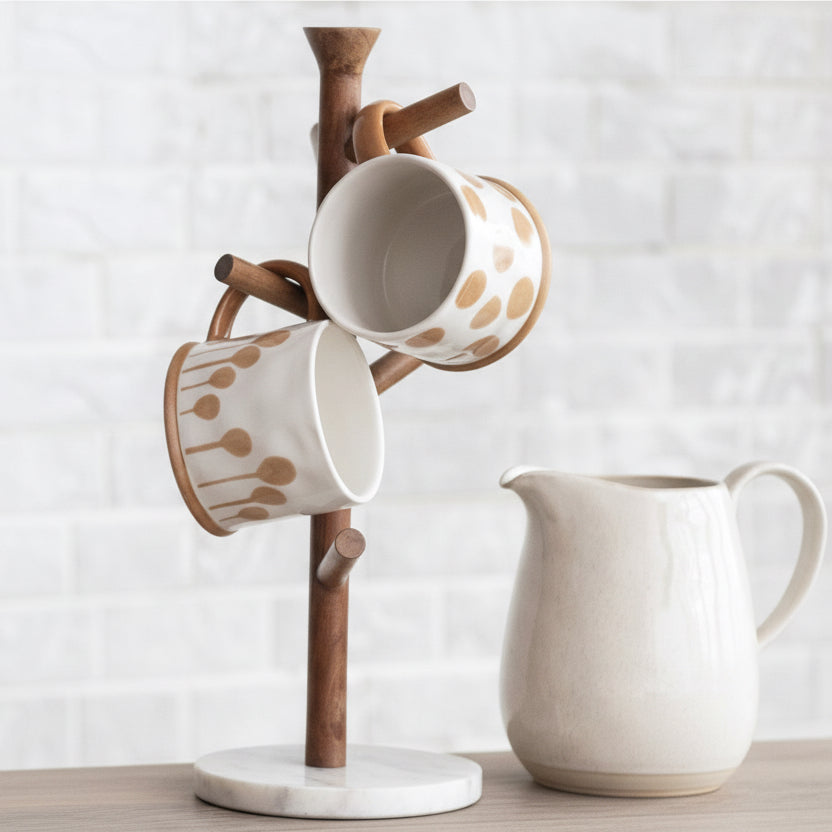 Wooden Mug Tree – Purple Rose & Co