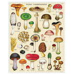 Mushrooms 1000 Piece Vintage Style Jigsaw Puzzle