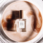 Organic perfume featuring notes of vanilla, amber and soft musk.