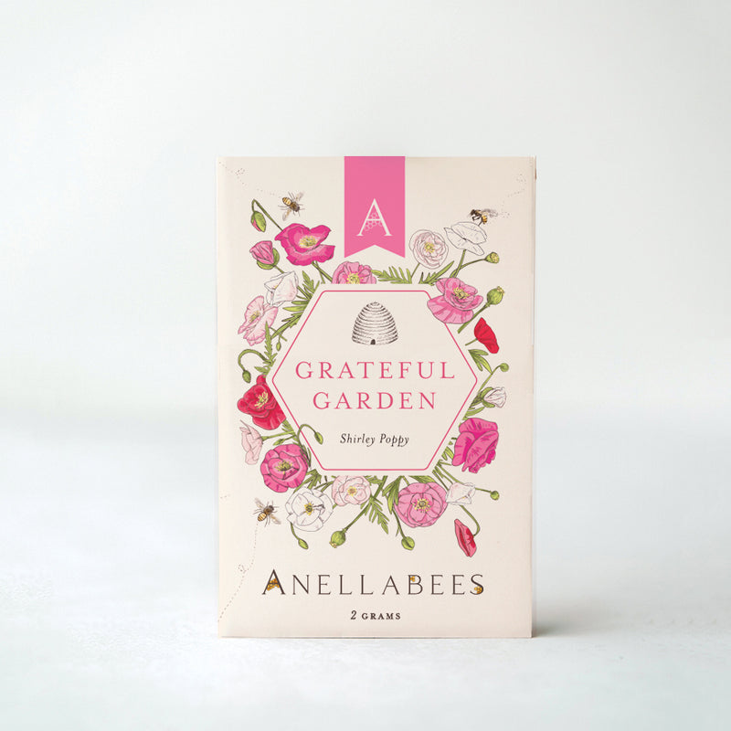 Anellabees Grateful Garden Shirley Poppy Seeds