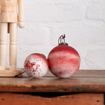 Red & White Speckles Ornament