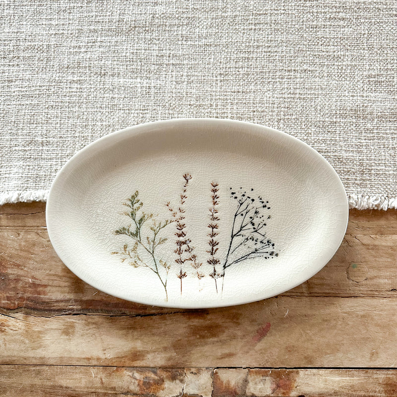 Wildflower Oval Platter