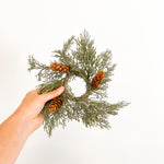 Cedar Candle Ring