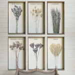 Textured Botanical Print on Canvas 6 Styles - Small
