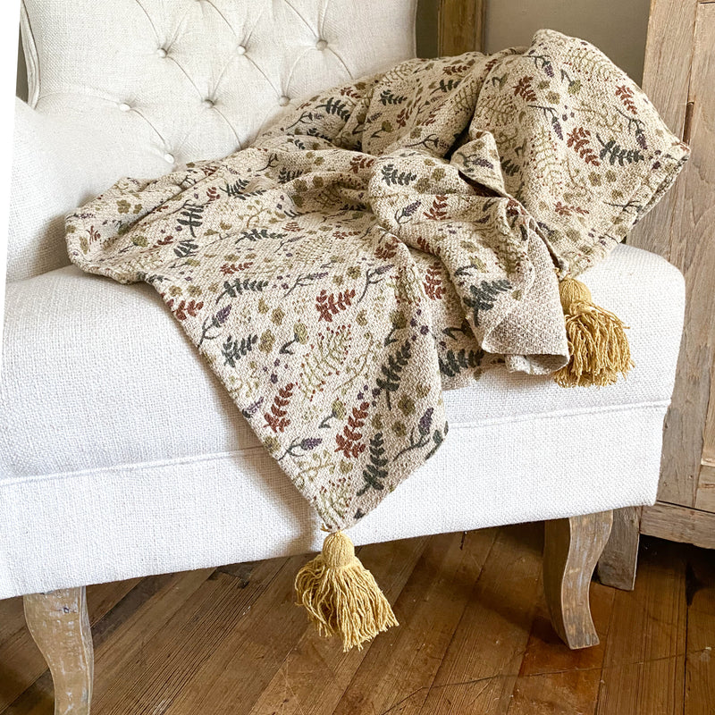 Forest Forage Woven Throw