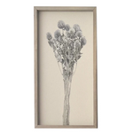Textured Botanical Print on Canvas 6 Styles - Large