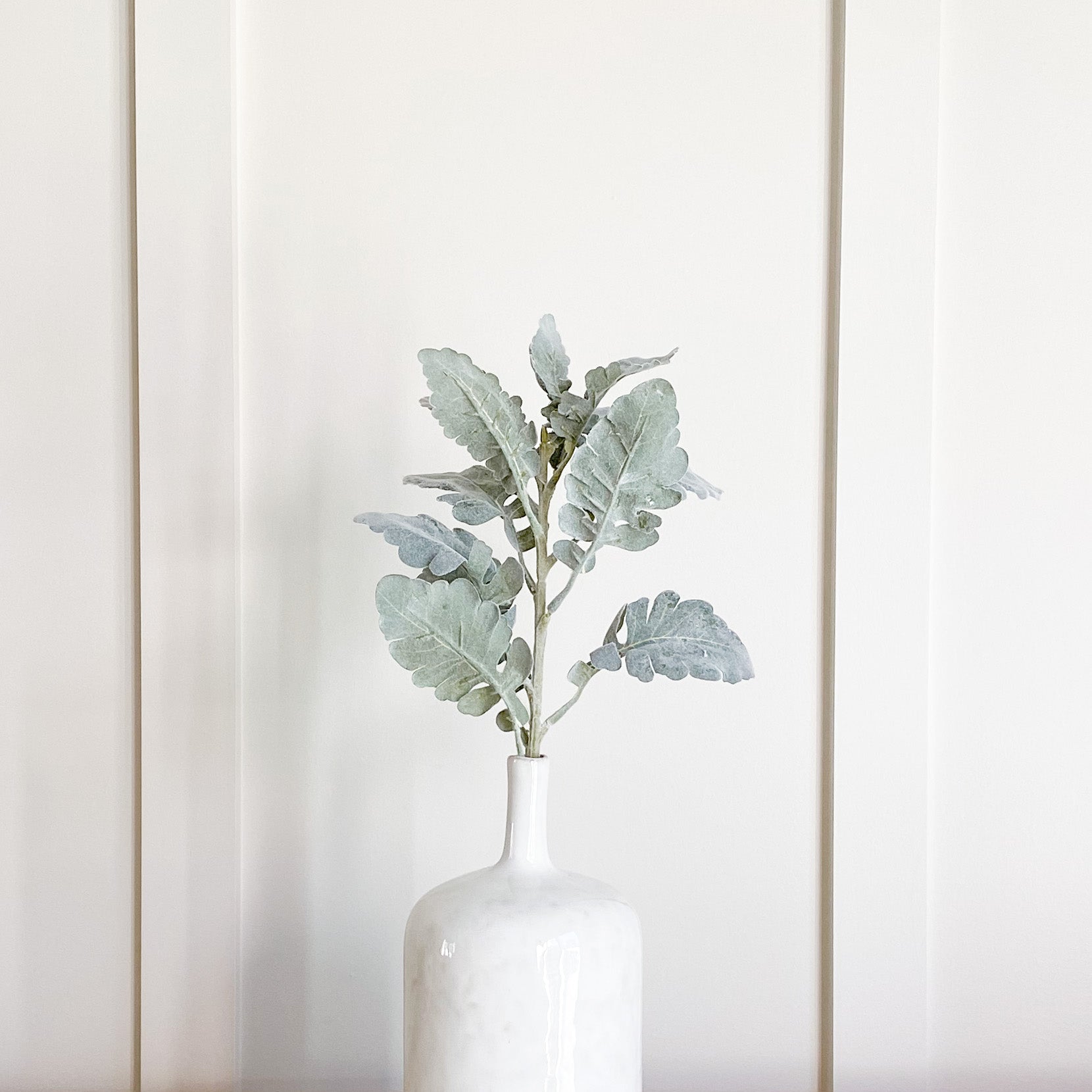 Dusty Miller Faux Floral Stem