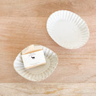 Scallop Stoneware Dish Two Styles