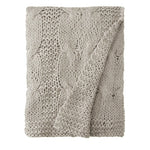 Presley Cable Knit Cotton Throw