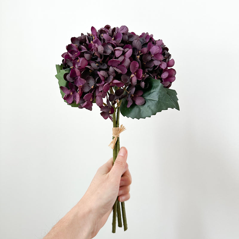 Two Tone Purple Hydrangea Stem